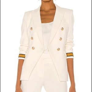 Veronica beard timber dickey jacket in antique white. Size 4. New with tag.